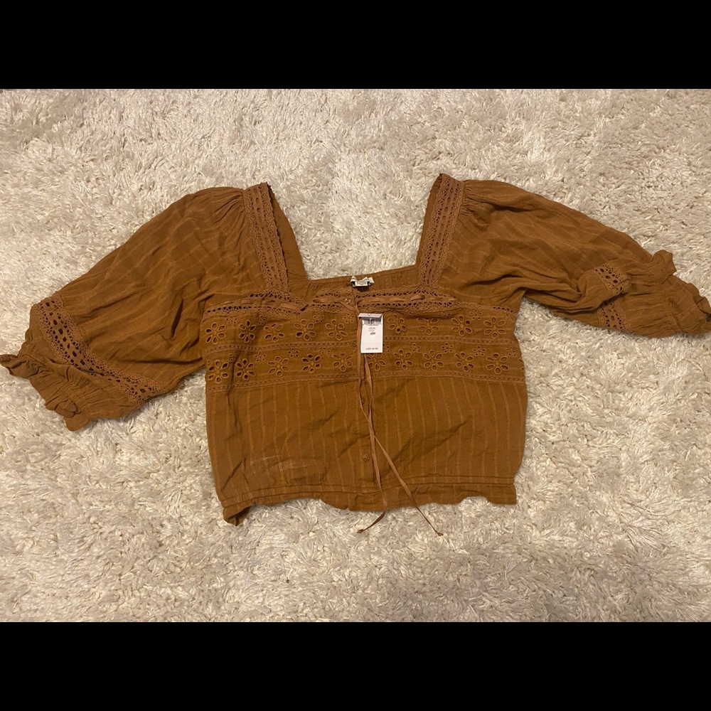 American Eagle Cropped Top